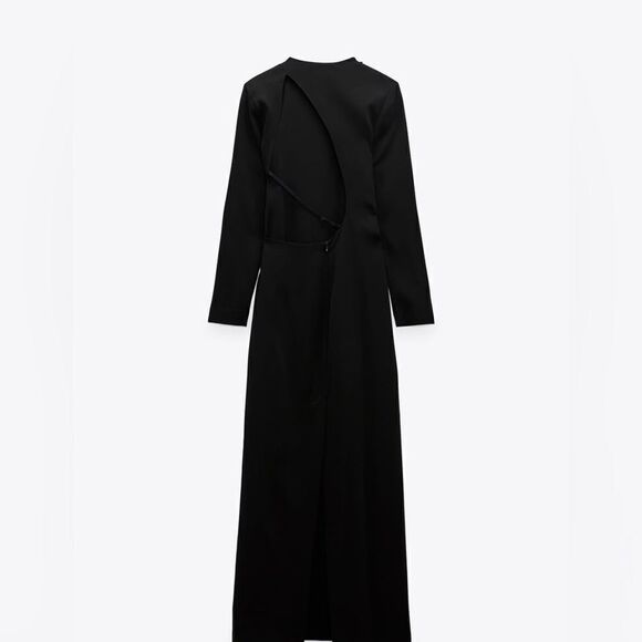 ZARA OPEN BACK DRESS LIMITED EDITION - Picture 3 of 9